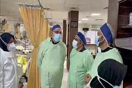 بازدید وزیر بهداشت از بیمارستان بهارلو