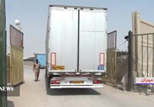 تردد کامیون های موکب داران از مرز مهران