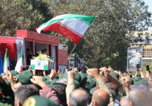 تشییع پیکر شهید امنیت در تبریز