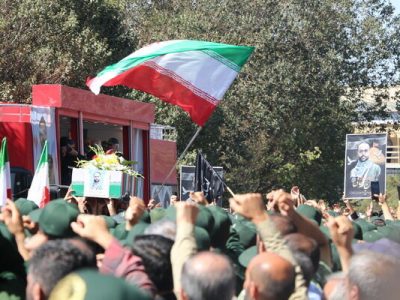 تشییع پیکر شهید امنیت در تبریز