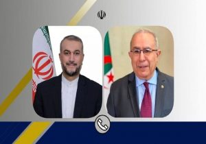 گفتگوی تلفنی وزرای امور خارجه جمهوری اسلامی ایران و الجزایر