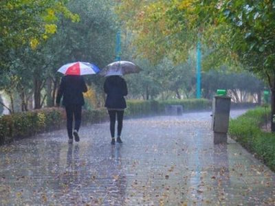 موج بارش‌های رگباری و کاهش دما در آذربایجان‌شرقی