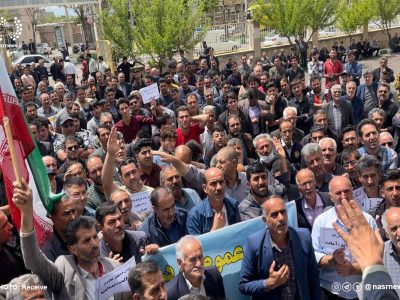 نامهربانی دولت با مردم مهربان : تجمع اعتراضی به خاطر عدم ارتقا به شهرستان