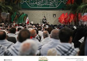 مهمانان ویژه رهبر انقلاب در حسینیه امام خمینی +عکس