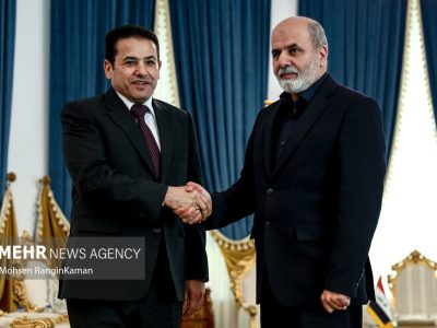 دیدار مشاور امنیت ملی عراق با دبیر شورای عالی امنیت ملی