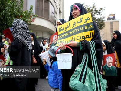 راهپیمایی مردم تهران در حمایت از مردم فلسطین ۱