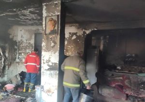 دو جان باخته بر اثر آتش سوزی منزل مسکونی در اهر