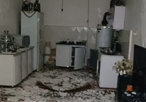 یک واحد مسکونی در بیجار بر اثر نشت گاز منفجر شد