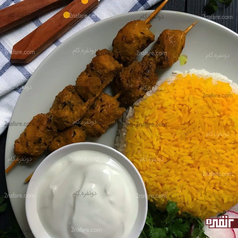 کباب چیکن ساتای