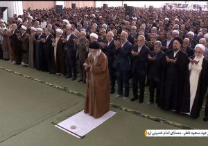 نماز عید فطر به امامت رهبر انقلاب اقامه شد