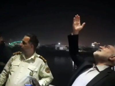 جلوگیری استاندار خوزستان از خودکشی یک جوان در اهواز / ویدئو