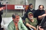 عیادت اکبر عبدی از لات اسمیِ تهران در بیمارستان/ ویدئو