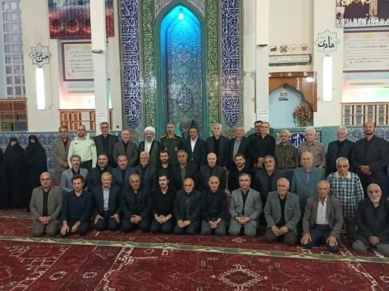 وداع آیت‌الله حاجی‌زاده از مردم و اعضای ستاد نماز جمعه شهرستان اهر
