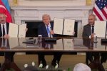 کریدور زنگزور به «مسیر ترامپ برای صلح و شکوفایی بین‌المللی» تغییر نام داده است/ آنها به مدت ۳۵ سال با هم جنگ کرده‌اند اما هم‌اکنون با هم دوست هستند/ ویدئو