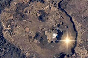 لکه سفید مرموز در صحرای آفریقا /فضانوردان ناسا پرده از راز شگفتانگیز صحرای آفریقا برداشتند