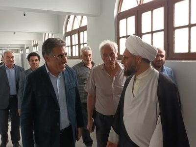 بازدید دکتر جلیلی امام‌جمعه شهرستان اهر و دکتر علیزاده نماینده مردم شریف ورزقان از حوزه علمیه امام صادق(ع)