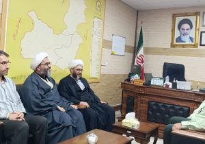 نشست صمیمی امام‌جمعه شهرستان اهر با فرمانده انتظامی شهرستان اهر