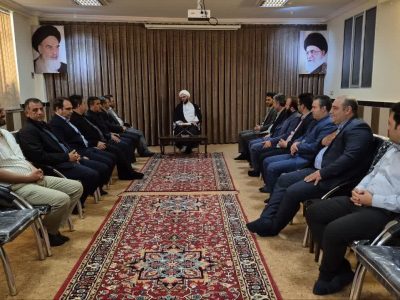 گزارش تصویری دیدار شهردار و اعضای شورای اسلامی شهر اهر با امام جمعه جدید شهرستان اهر