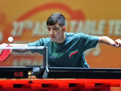 ادامۀ غول‌کشی پینگ‌پنگ باز ۱۵ سالۀ ایرانی/ ویدئو