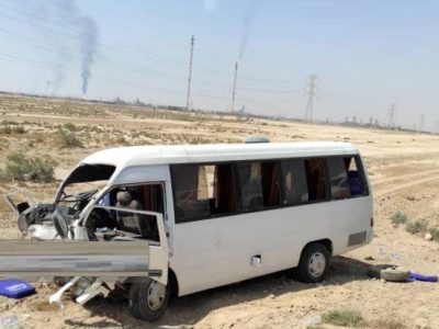 انحراف مینی بوس۱۴ مصدوم برجا گذاشت