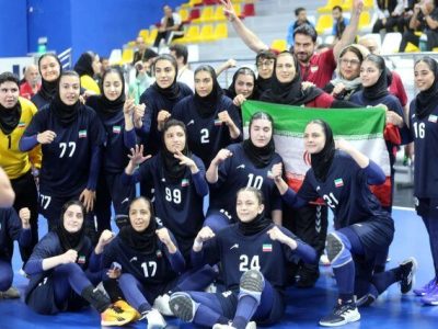 قهرمانی بدون شکست دختران هندبال ایران در بازیهای آسیایی بحرین