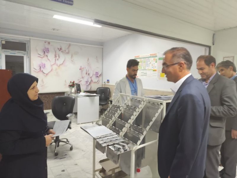 بازدید فرماندار اهر از بیمارستان باقرالعلوم و اورژانس 
