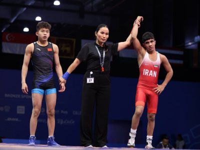 پارسا طهماسبی اولین طلای کشتی ایران را دشت کرد