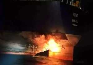 آخرین اخبار از انفجار دو کشتی در دریای سیاه