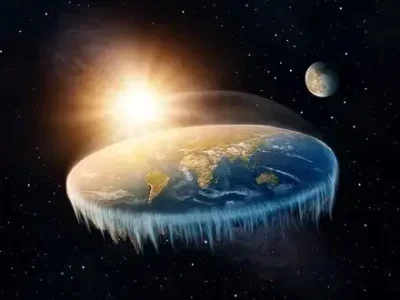 اگر زمین تخت است چرا ما از لبه آن سقوط نمی‌کنیم؟