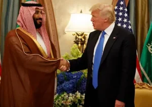 Bin Salman and Trump sign a civil nuclear cooperation agreement