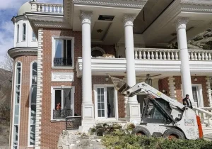 وضعیت ابر‌ویلای معروف جاده چالوس بعد از ‌تخریب/ ویدئو