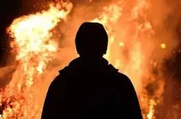 نجات یک فرد پساز خودسوزی در دادسرای کهنوج