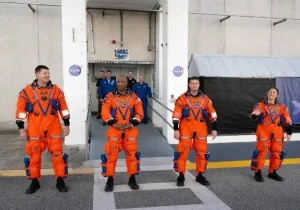 تمرین فضانوردان «آرتمیس ۲» برای نمایش روز پرتاب