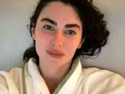 جنجال نسرین جوادزاده با حوله حمام!