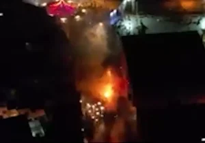 لحظه شهادت یک سردار در اغتشاشات اخیر در زرینشهر/ ویدئو