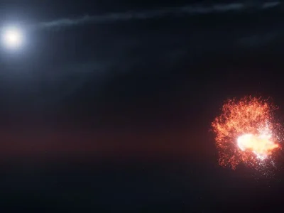 برای نخستین بار؛ برخورد سیارکها در کهکشان ثبت شد