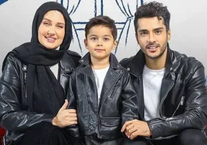 خلاقیت خنده دار شهرداری تهران برای تبلیغ فرزندآوری با نصب بنر گلوریا هاردی و ساعد سهیلی