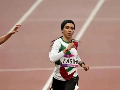 قهرمانی فرزانه فصیحی در دوومیدانی داخل سالن بوداپست