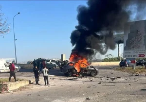 حمله اسرائیل به یک خودرو در جنوب لبنان