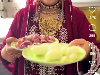 آشپزی با لباس مجلسی، مد جدید اینستاگرام